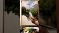 Как нарисовать невероятно красивый водопад акрилом