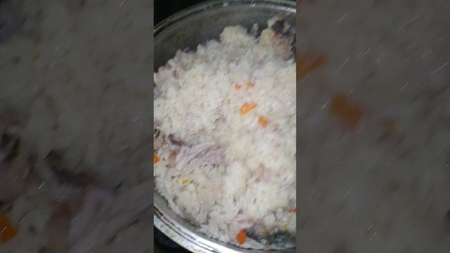 Вкусный рис с курицей