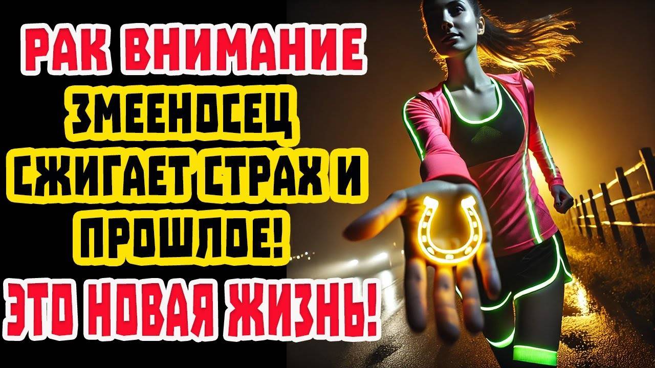 РАК Ты готов к НОВОЙ ЖИЗНИ Змееносец убирает страхи возвращает Счастье Деньги Любовь