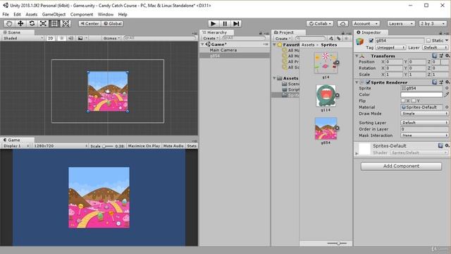 48 - Setting Up Sprites for Game Characters & Backgrounds