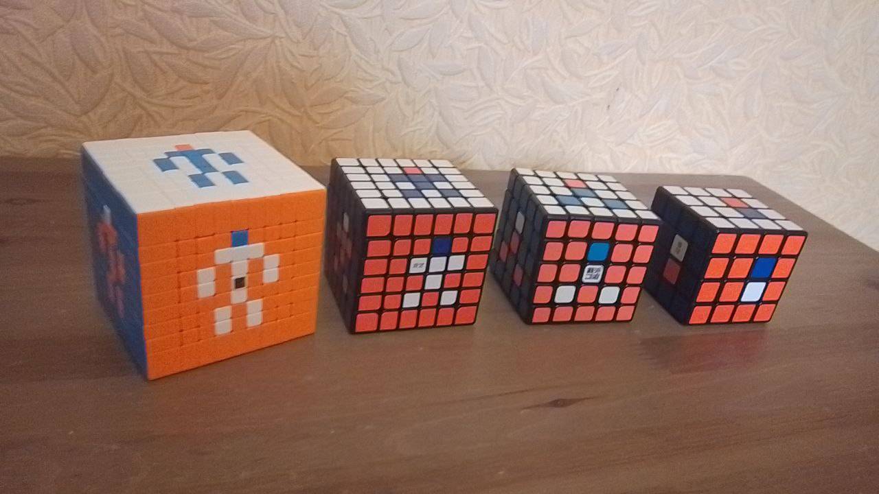 рисунки на кубиках рубика