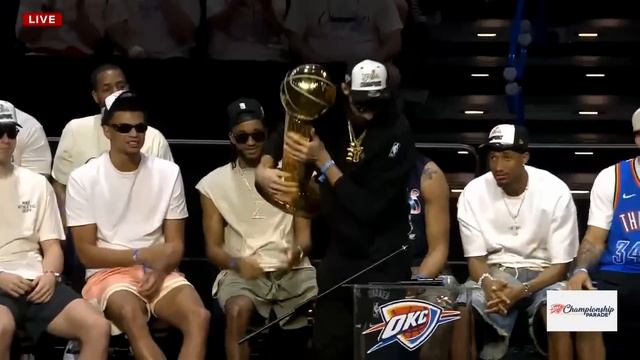 OKC Thunder FULL Pre-Speeches at 2025 NBA Championship Parade
