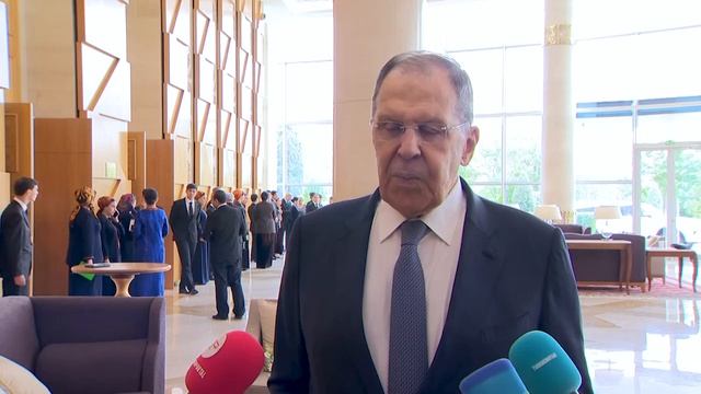 Комментарий для СМИ С.В.Лаврова в ходе визита в Туркменистан, Ашхабад, 25 июня 2025 года