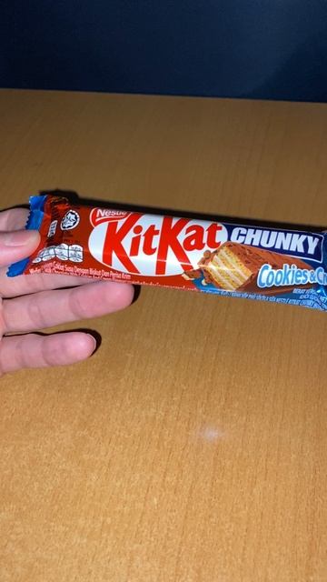 МАЛАЙЗИЙСКИЙ КИТКАТ ЧАНКИ / KITKAT CHUNKY COOKIES CREAM / ШОКОЛАД С ПЕЧЕНЬЕМ И КРЕМОМ / НЕСТЛЕ NESTL