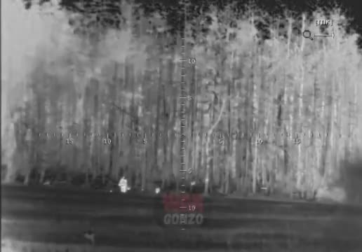 Ликвидация всушного наблюдателя точным выстрелом нашего снайпера