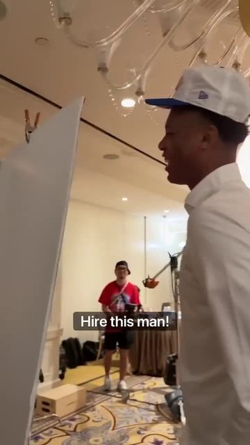Ace Bailey crashes Dylan Harper’s photoshoot