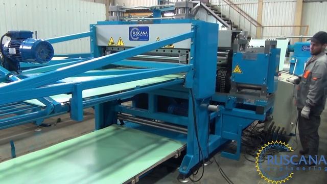 Линия продольной и поперечной резки металла до 3,0 мм