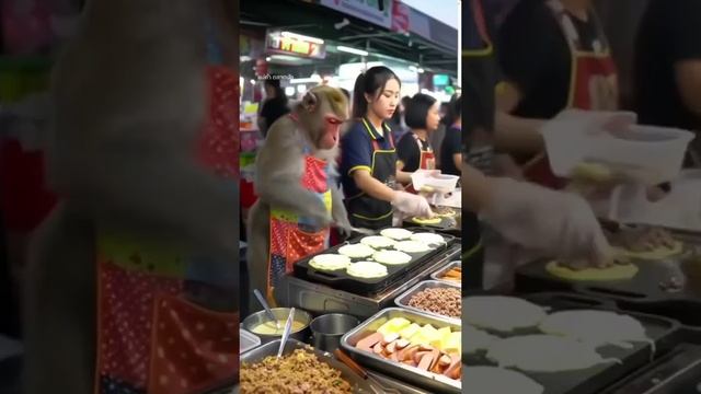 Мартышка повар