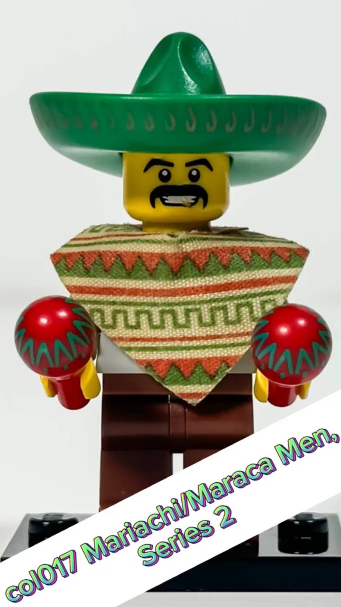 Коллекционная минифигурка Лего col02-1 Maraca Man Серия 2