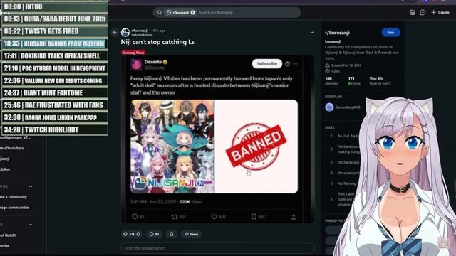 GURA RE-DEBUT INCOMING, Nijisanji Gets BANNED, TWISTY FIRED!!! Bae Disappointed in FANS