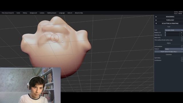 Создай фигуру Карыча из Смешариков в Sculpt GL вместе со мной!