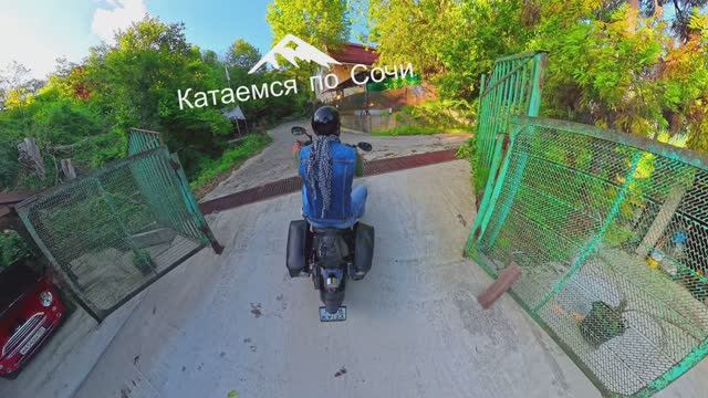Езда на мотоцикле от третьего лица