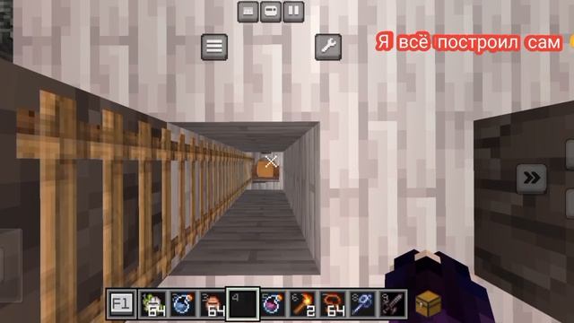 Деревня и подземный бункер 🤩(построил все сам)