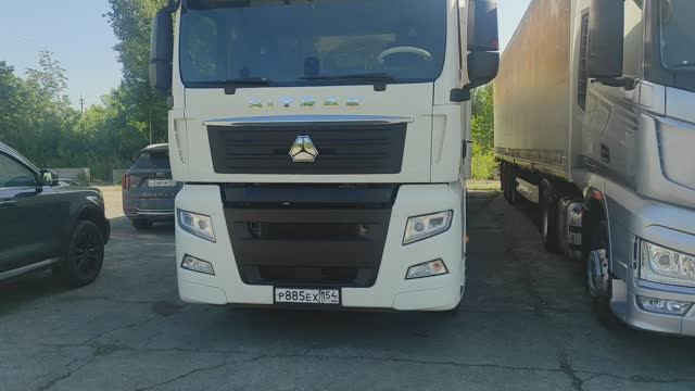 Обзор б/у тягача Sitrak C7H 4×2 ZZ4186V391HE, 2023 г.в., 161289 км, Новосибирск