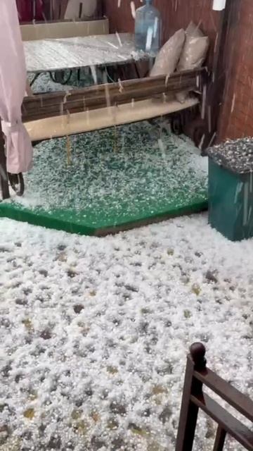 Ессентуки град и проливной дождь ☔