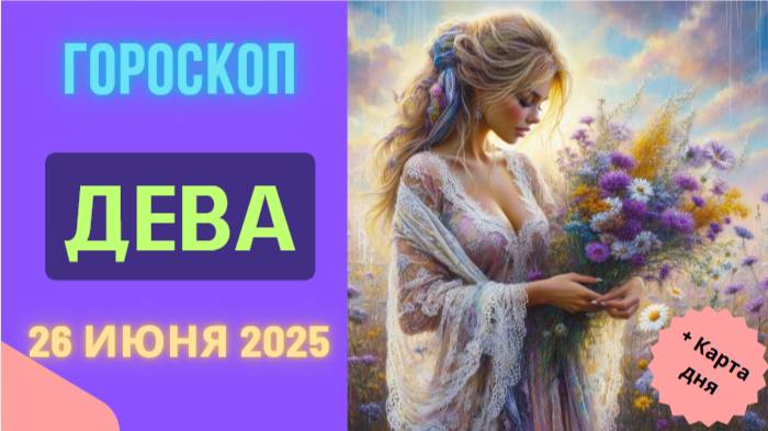 Гороскоп на сегодня 26 июня 2025 для Дев — день внимания к деталям и порядку!