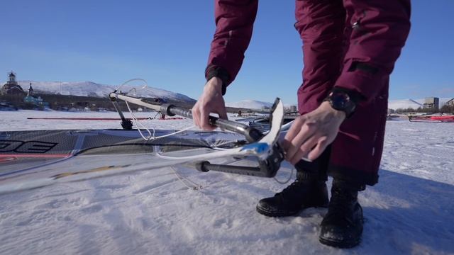 Соревнования в Мончегорске. Чемпионат и Первенство. Зимний виндсерфинг