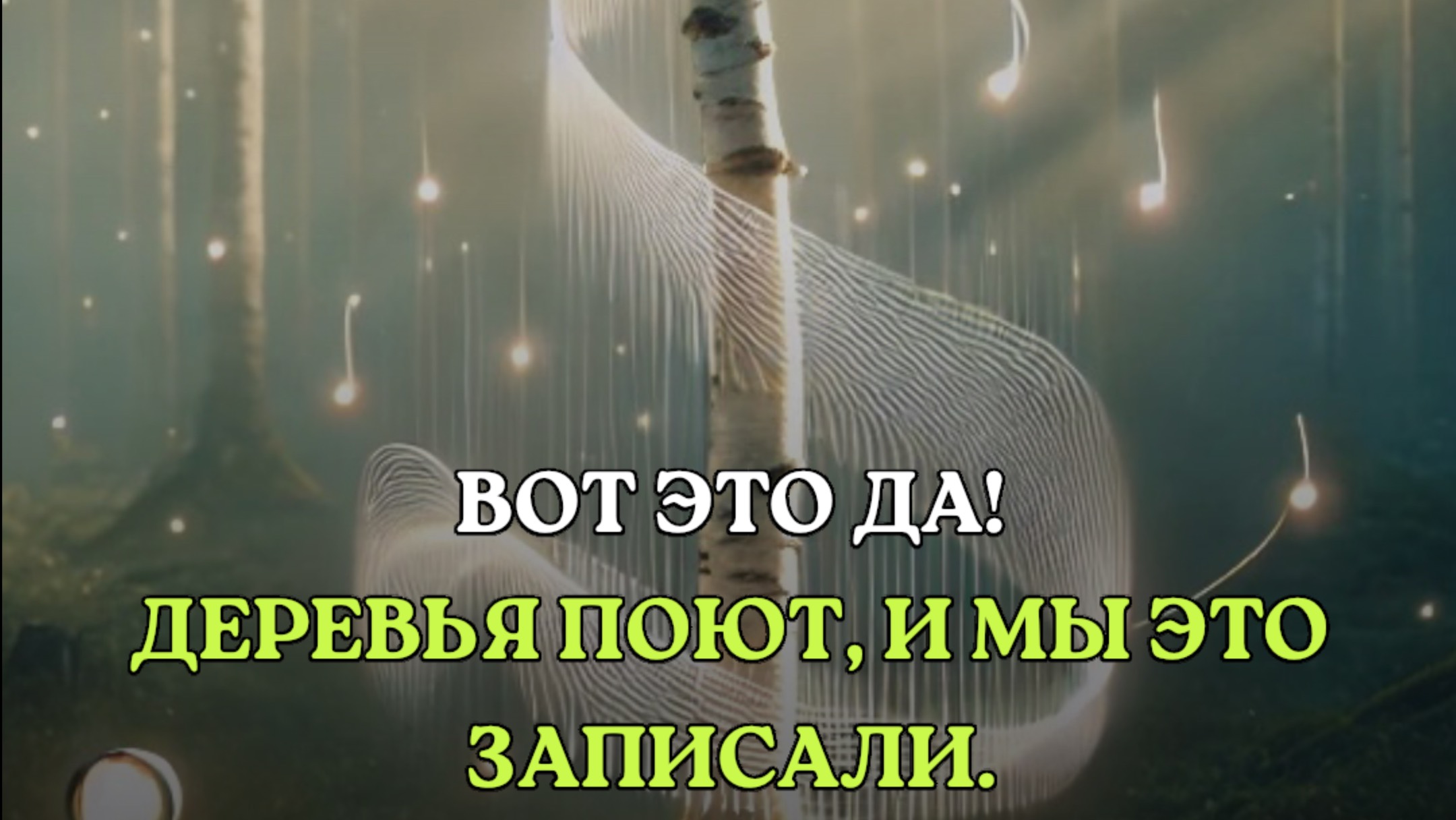 ВОТ ЭТО ДА! ДЕРЕВЬЯ ПОЮТ, И МЫ ЭТО ЗАПИСАЛИ. СМОТРИТЕ ВИДЕО.
