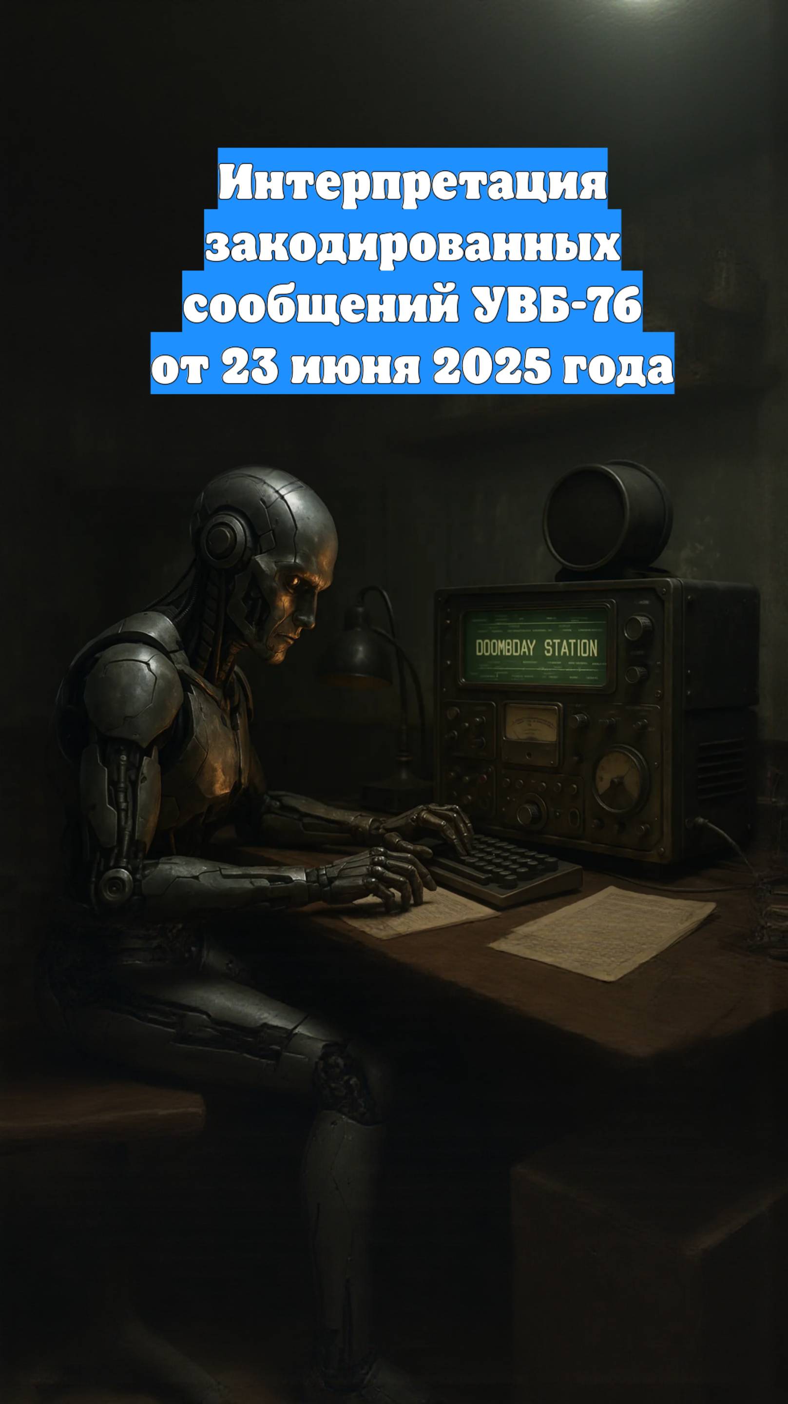 Интерпретация закодированных сообщений УВБ-76 от 23 июня 2025 года