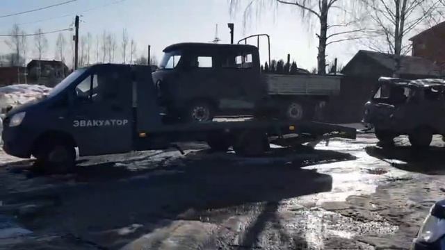 Авторазборка Уаз Битые УАЗы автопоездом #авторазборка #автопоезд
