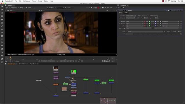 23 Advanced VFX Compositing with Nuke - Green Screen Keying_23