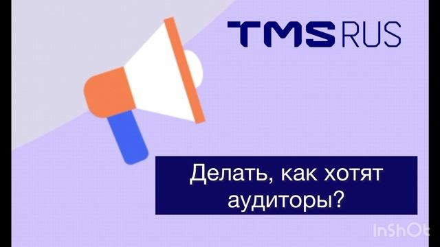 Делать для аудиторов