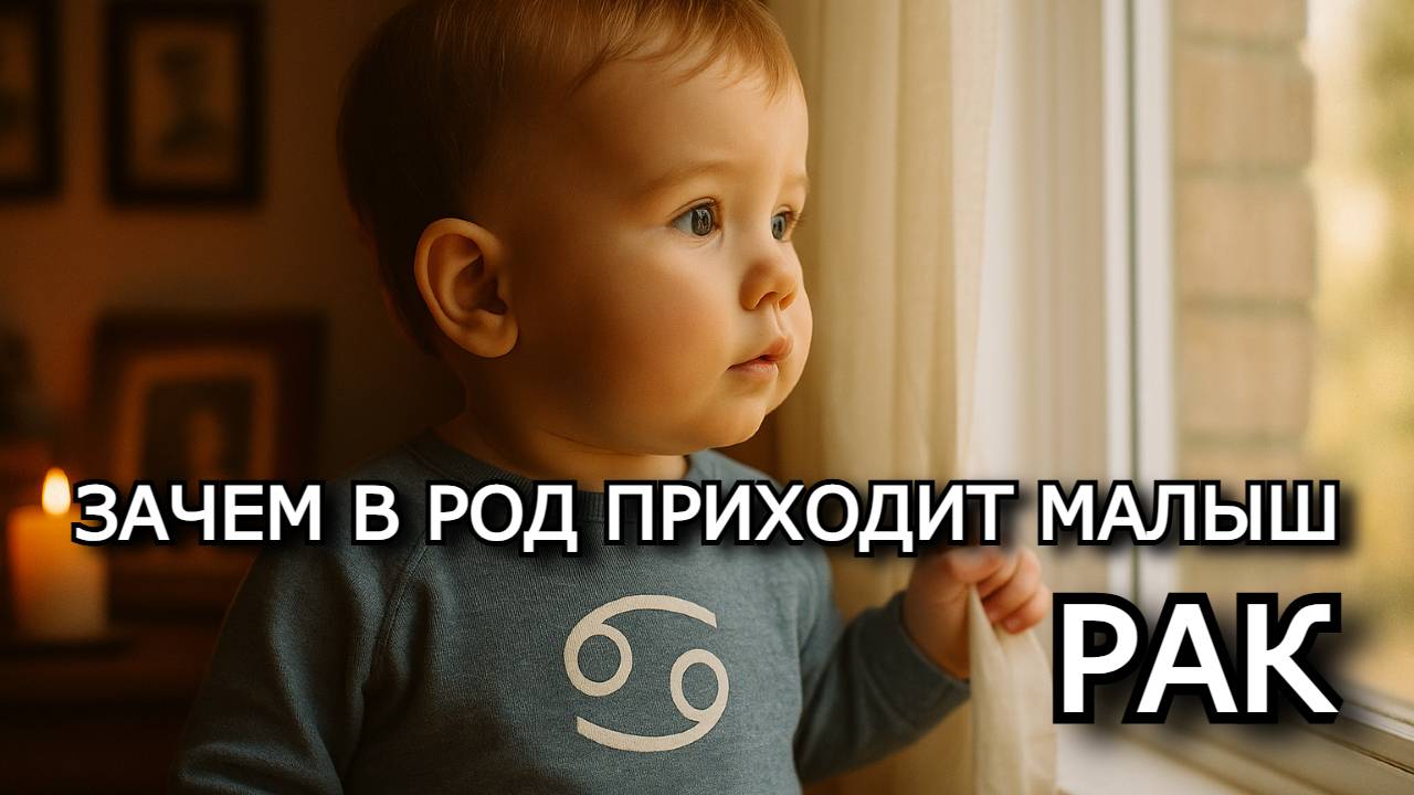 Ребёнок-Рак в семье — зачем он приходит в род? Глубинный смысл рождения под этим знаком!