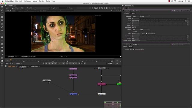 19  Advanced VFX Compositing with Nuke - Green Screen Keying_19