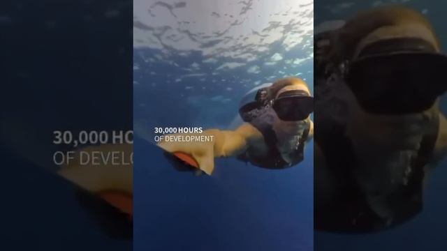 Представлен первый подводный реактивный ранец Cudajet. Заявленная скорость - 180 метров в минуту.