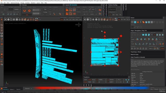 46 - Uv Unwrapping Our Wood Pieces Part3