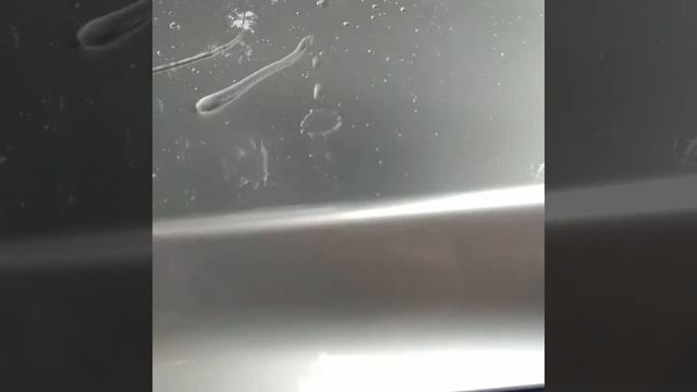 Бегущая вода после нанесения KRAGEN 7 LIQUID GLASS спустя 10 моек