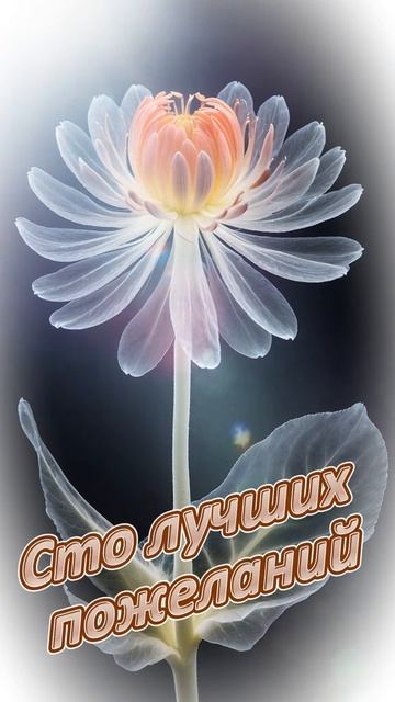 Пожелания от души. Музыкальная открытка.
