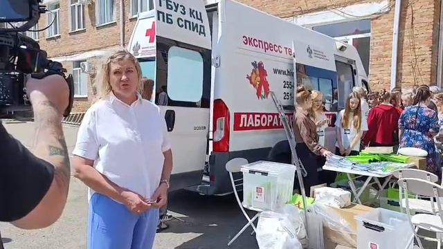 Передвижная лаборатория сегодня работает на КМП