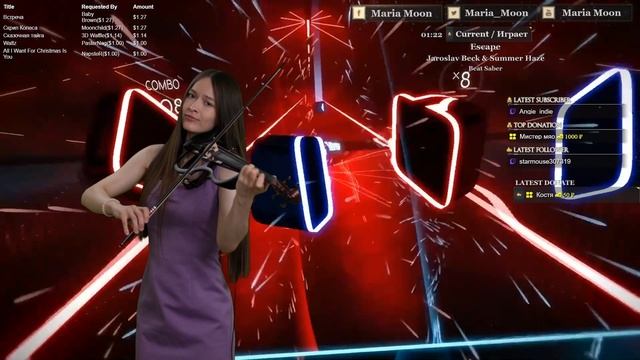 🎻 "Escape" – скрипка в ритме танца! (Beat Saber Cover) | Jaroslav Beck & Summer Haze🎶