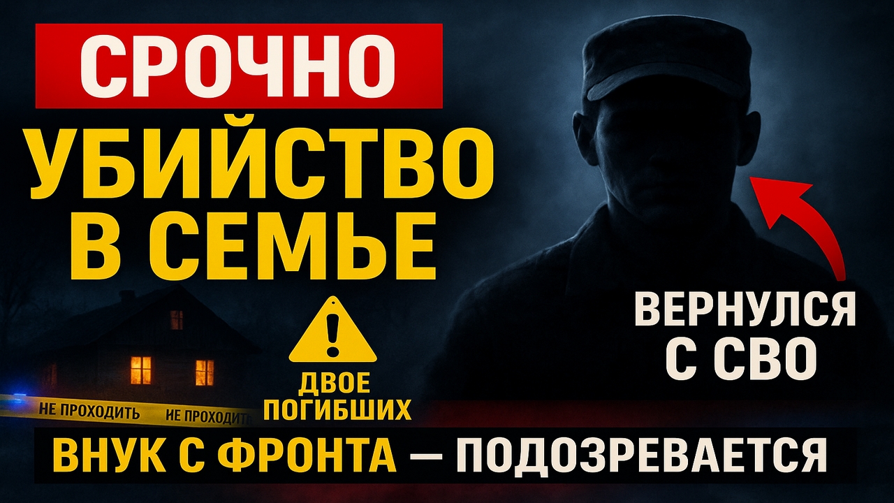 ⚡ Срочно! В Башкирии внук, вернувшийся с СВО, подозревается в убийстве пожилой пары