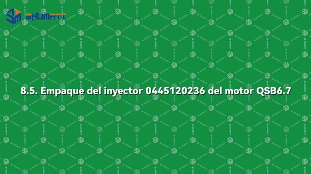 【7-7 Español】¡Prueba y empaca el inyector diésel 0445120236 como un profesional! #0445120236