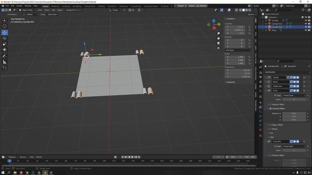 24. Roof Kit Base in Blender