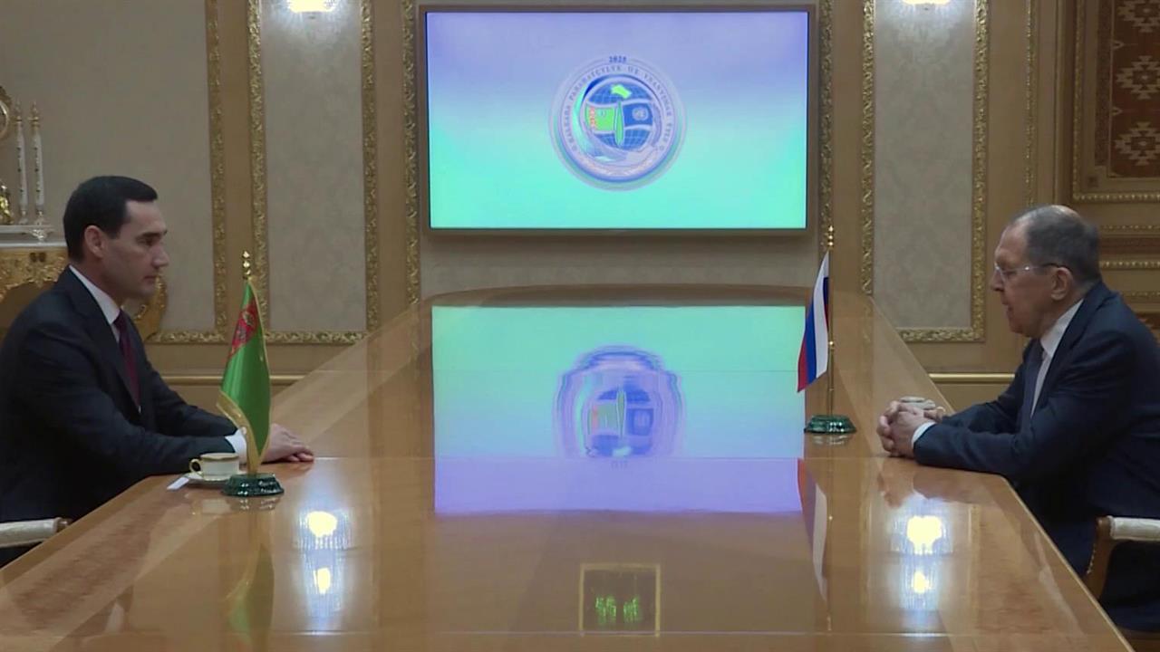 В Ашхабаде проходит встреча Сергея Лаврова с президентом Туркменистана