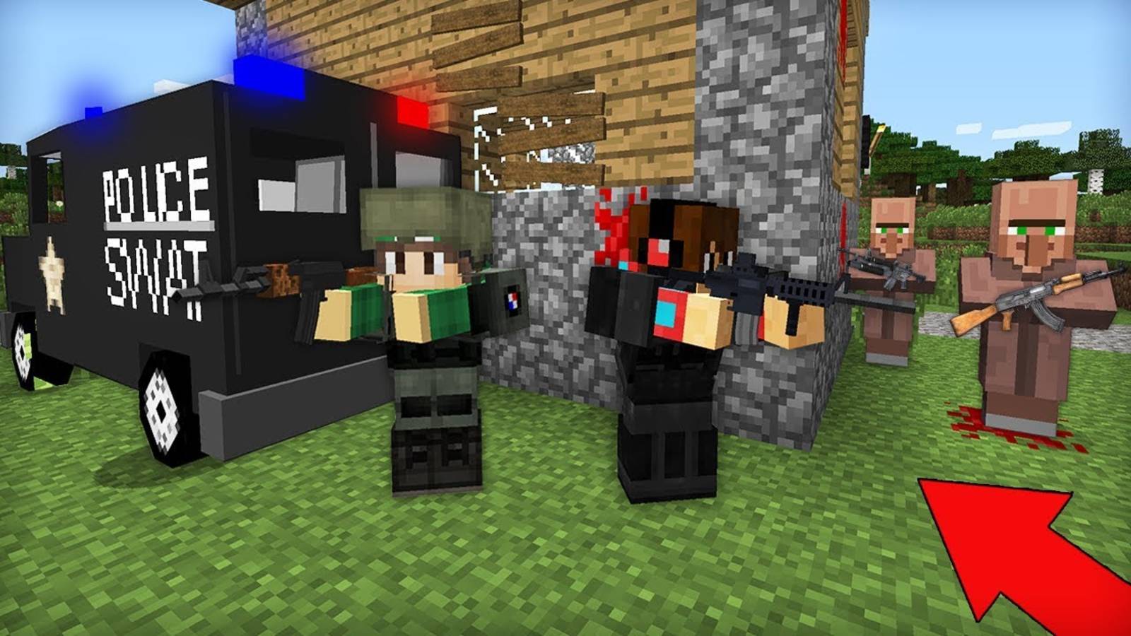 [Компот] СПЕЦНАЗ АРЕСТОВАЛ ЭТОГО ЖИТЕЛЯ В МАЙНКРАФТ. Minecraft