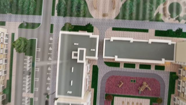 Схема планировочного решения ЖК Кипарис Сукко в отделе продаж