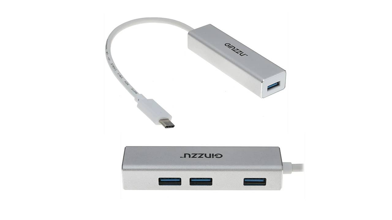 Разветвитель на 4 порта USB 3.2 Gen1 Type-A