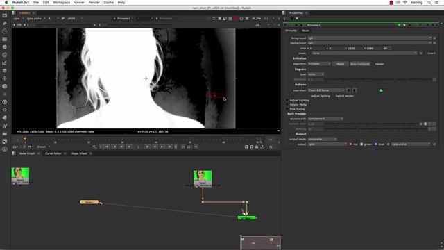 18  Advanced VFX Compositing with Nuke - Green Screen Keying_18