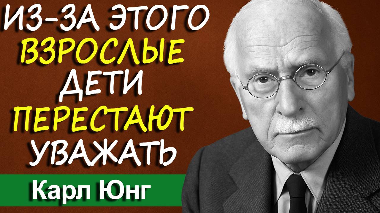 7 ошибок, из-за которых родители теряют уважение своих взрослых детей - Карл Юнг