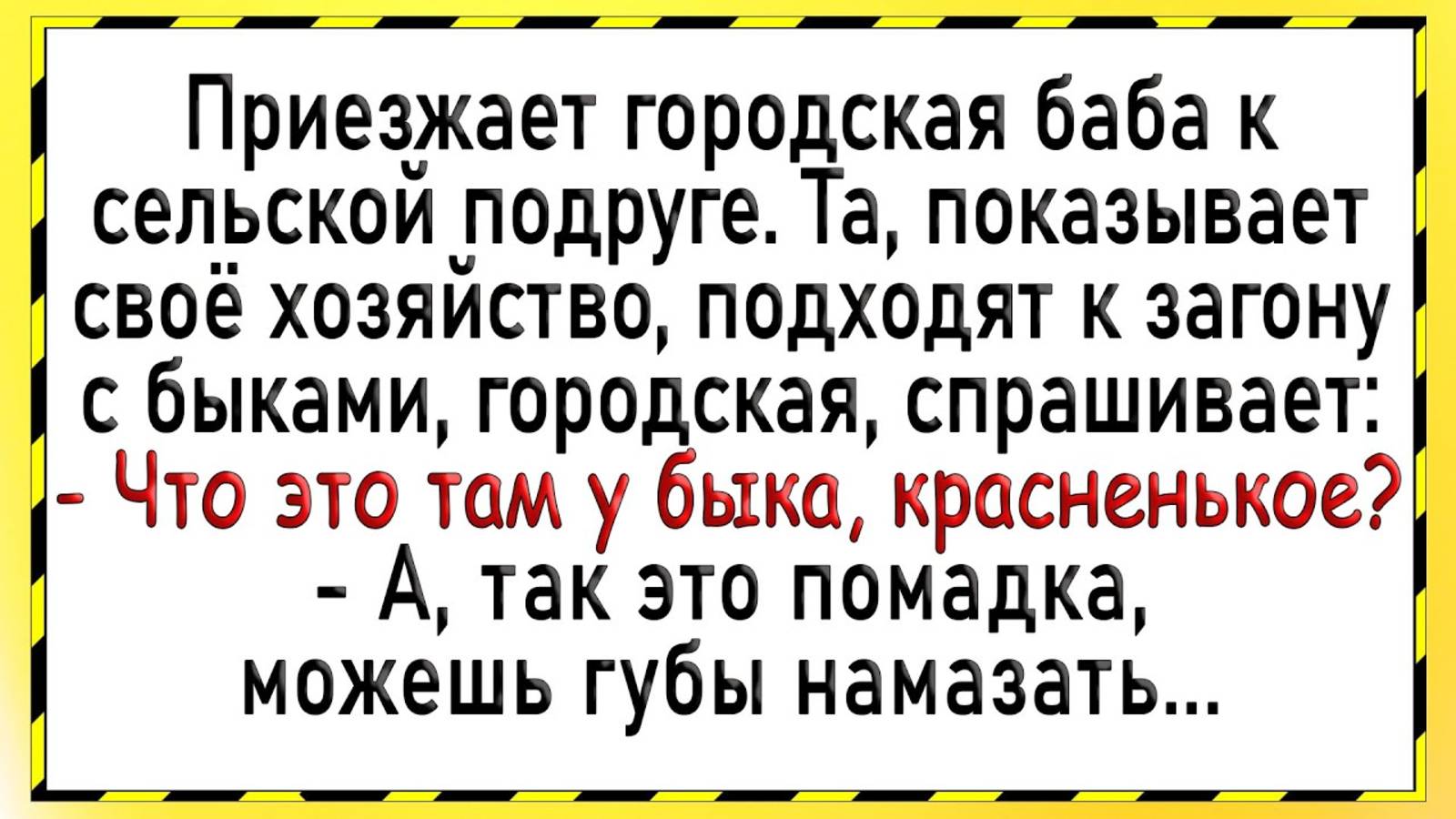 Как городская у быка взяла! Сборник свежих анекдотов! Юмор