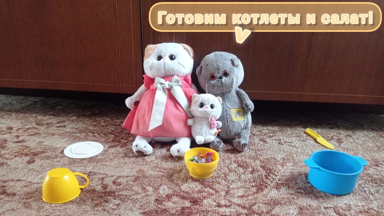 Готовим обед на большую Басячую семью!