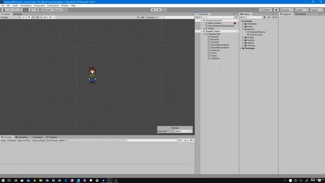 13 - Game Location Scenes - Unity 2D Game Developer Course Farming Rpg
