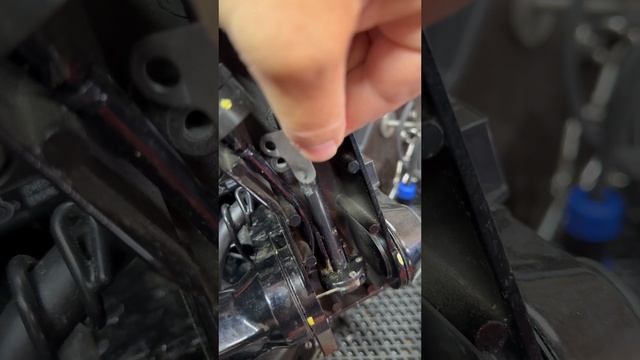 Причина плохой работы ручки газа Suzuki df20a
