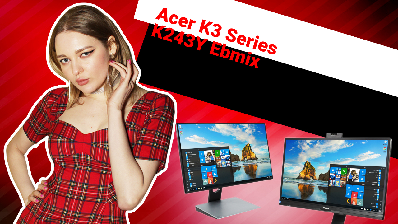 НИКС Компьютерный Супермаркет: видео про ЖК-монитор 23.8" Acer K243Y Ebmix