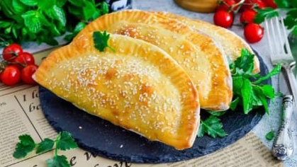 Чебуреки вкусные.Самый простой и удачный рецепт чебуреков в духовке.