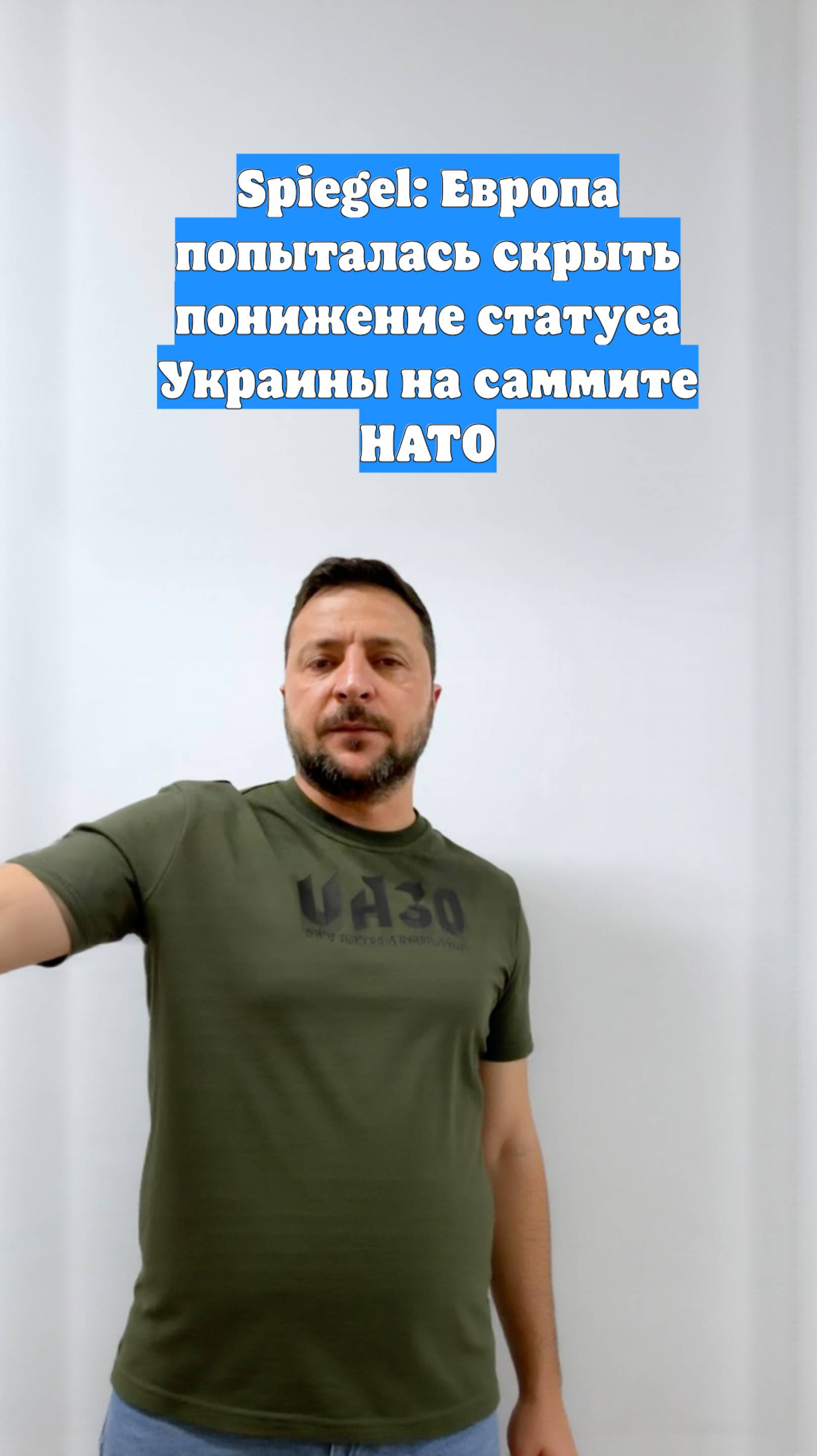 Spiegel: Европа попыталась скрыть понижение статуса Украины на саммите НАТО